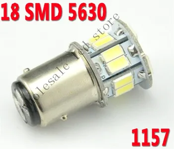 

20X 1157 5630 P21/5W BAY15D 18SMD LED Wedge DC 12V White Car Turn signal Backup Stop LED bulb light parking