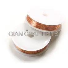 20 катушек смешанного размера и цветной медный провод Премиум чистый мягкий круглый твердый без покрытия или с покрытием(0,2 мм-1,0 мм