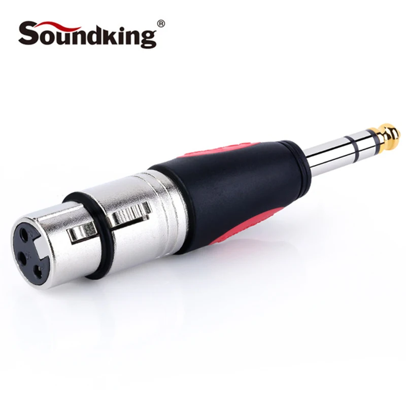 Soundking XLR гнездовой до 6 35 мм Мужской стерео разъем свинцовый адаптер микрофон