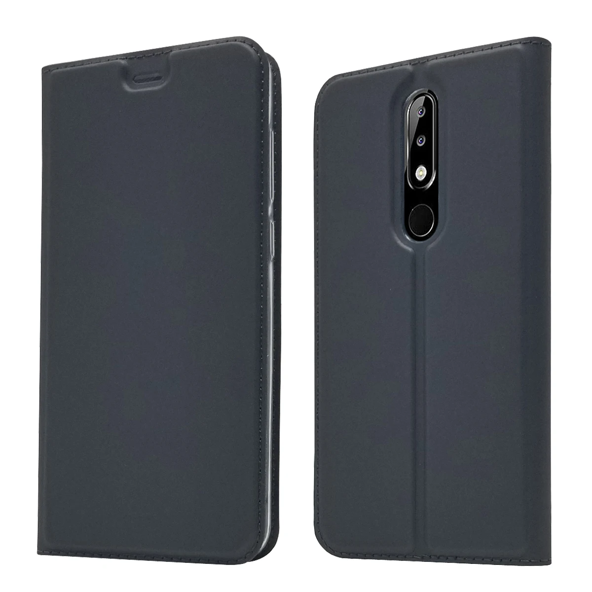 Роскошный деловой Магнитный кожаный чехол для Nokia 6 1 2018 TA-1068 TA-1050 TA-1043 TA-1045