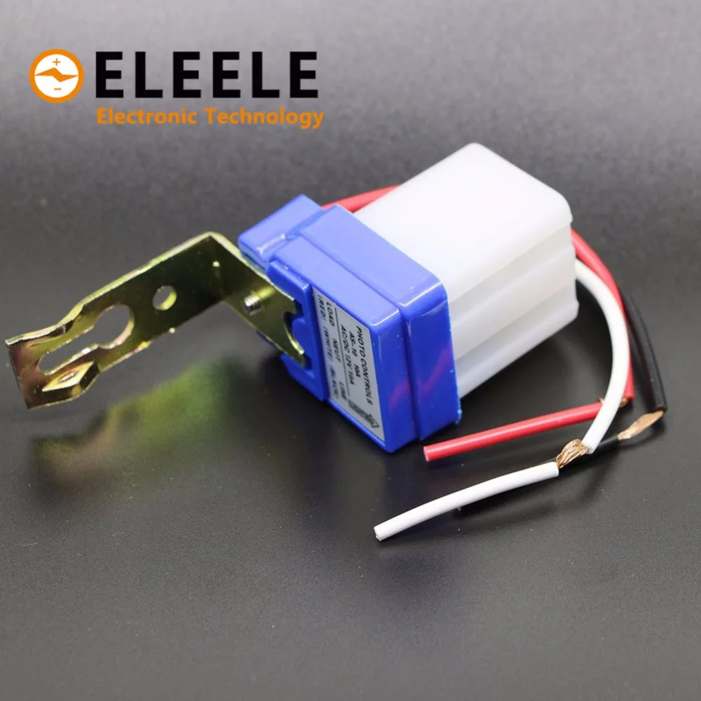 

Switch Automatic Auto On Off Photocell street Light Switch 50-60Hz 10A Photo Control Photoswitch Sensor DC 12V 24V AC 220V PN35