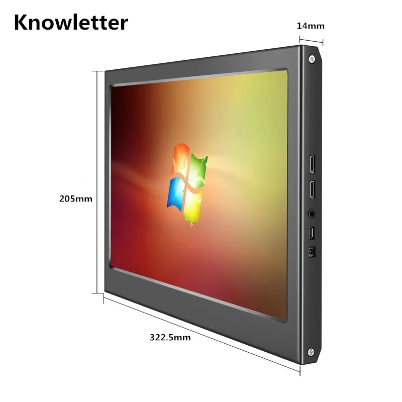 Портативный металлический HD монитор 13 3 дюйма 2K 2560X1440 IPS панель PS3 PS4 Xbox360 дисплея