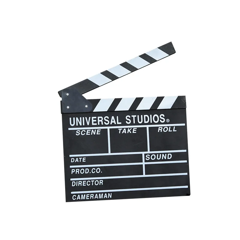 

31*28 20*18 cm Big size Director Video Scene Clapperboard TV Movie Clapper Board Film Slate Cut Prop background Home decoration