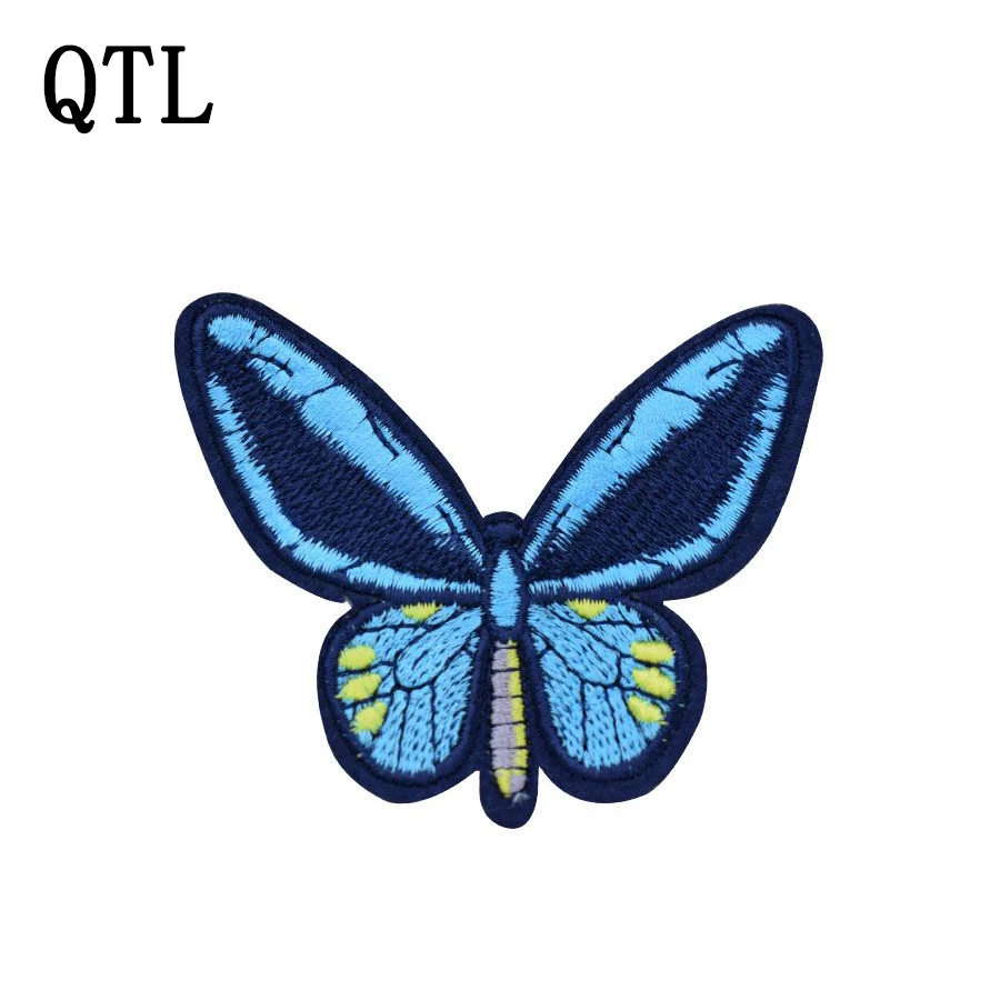 5pcs butterfly embroidered patches for clothing iron on patches for