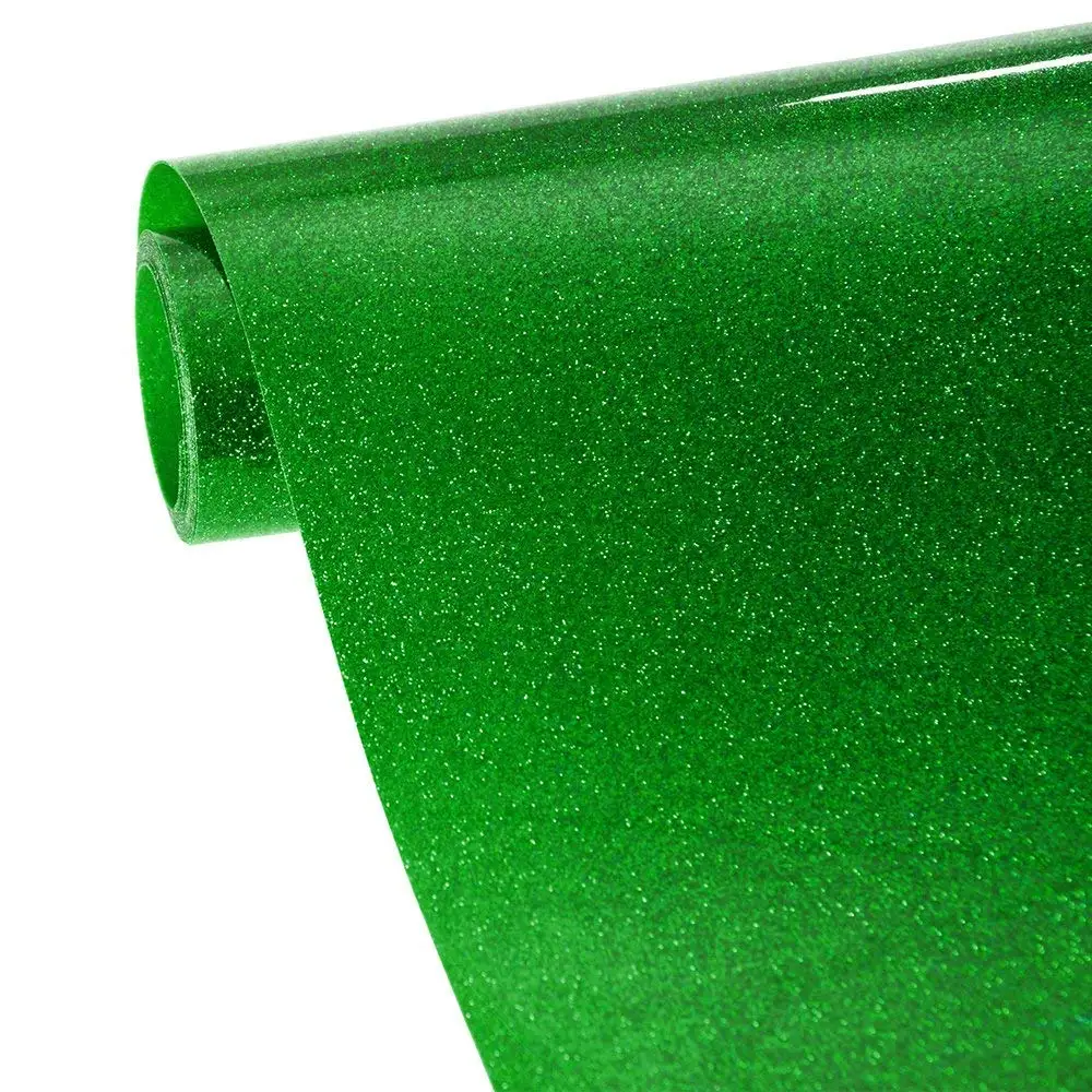

Heat transfer vinyl 25*100cm Glitter vinyl heat transfer iron on vinyl easy to weed home decor film HTV T shirts drop shipping