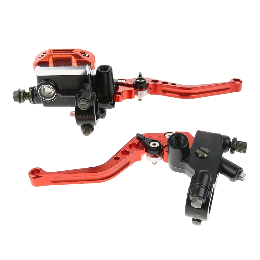 Pair 7/8'' 22mm Clutch Brake Master Cylinder Reservoir Levers for Kawasaki High Class Quality Durable Prefessional