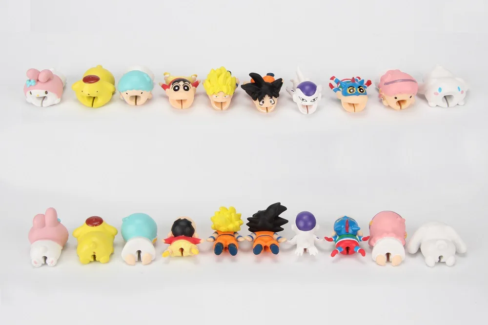 

1 pcs Winder Phone holder Accessory chompers Cute Animals doll model Funny Cable Bite Protector for Iphone Cable