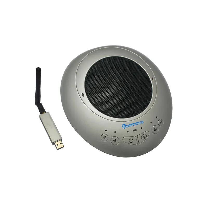 Dannovo sem Fio do Microfone da Conferência de Vídeo Cancelamento de Eco para Windows Speakerphone Hifi Skype Lync Usb Mac 3 USB Speakerphone