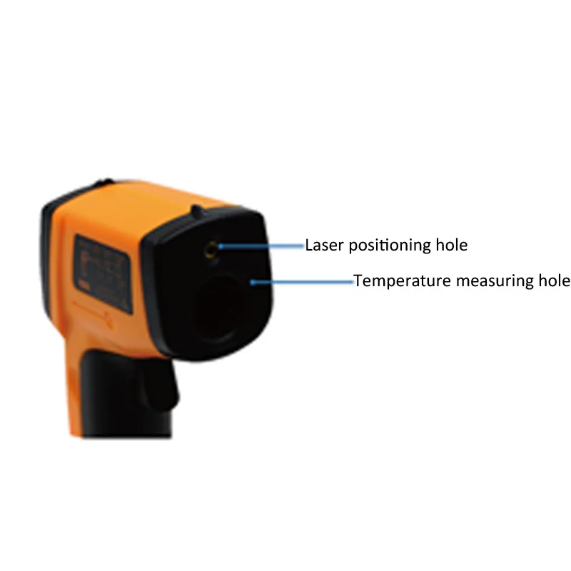 Инфракрасный электронный цифровой термометр, бесконтактный термометр для тела, инфракрасный промышленный термометр для измерения внутреннего и наружного использования