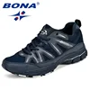 BONA Few Popular Style Men Running Shoes Mesh Cow Split Microfiber Men Sport Shoes Lace Up Outdoor Jogging Shoes Men Sneakers ► Photo 2/6