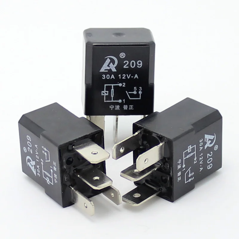 

10PCS-AP 12V 24V 30A car relay 4pin mini DC relay auto moto 4p