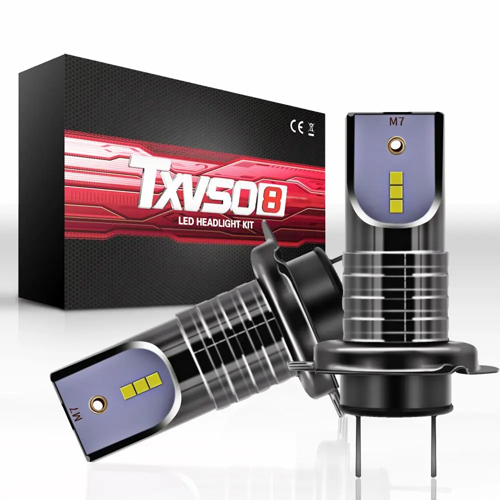 

H7 110W 26000LM LED Car Headlight Conversion Globes Canbus Bulbs Beam 6000K Kit Led Headlight Car Light Bulb