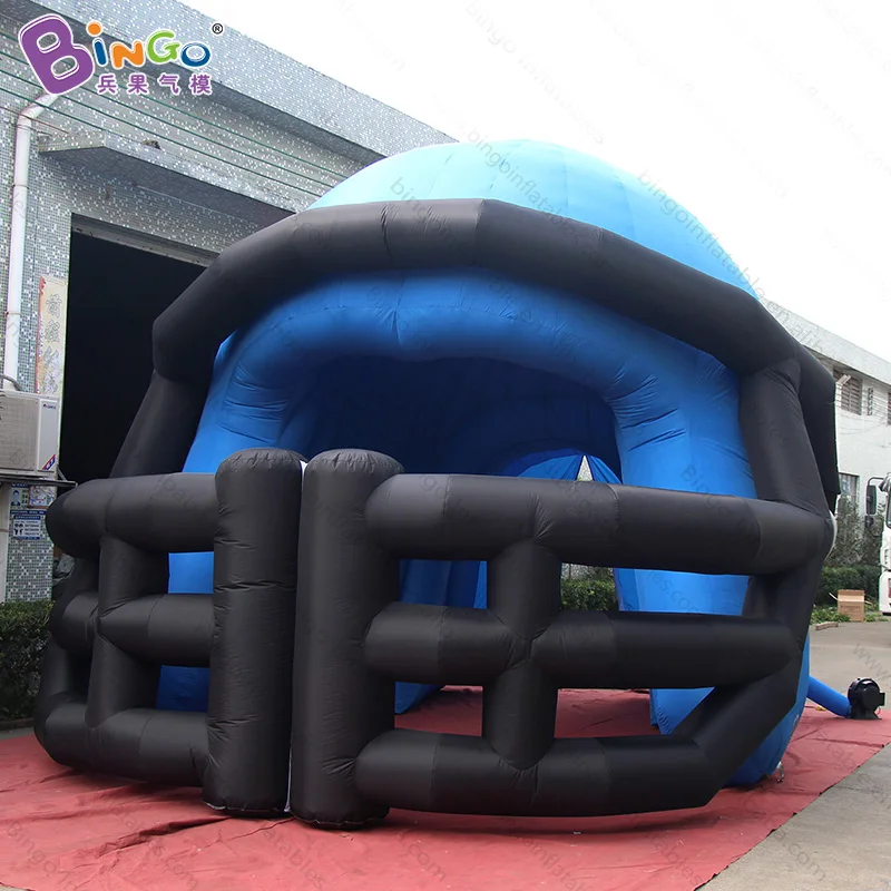  Free Delivery tent type Inflatable giant helmet tunnel 6.7X4.5 Meters customized blow-up football h