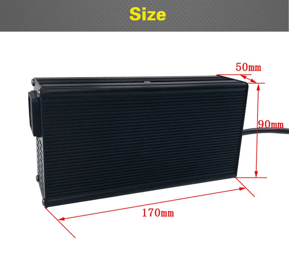 Excellent 36V 48V 52V Lithium battery charger 4A fast charger 42V 54.6V 58.8V li-ion battery pack charger ebike electric bike DC XLR RCA 6