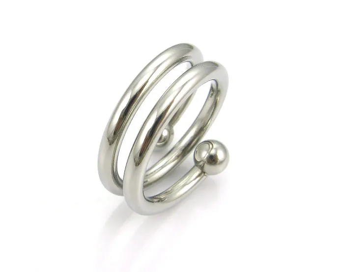 

Fashion jewelry Spiral ring stainless steel ring women's ring