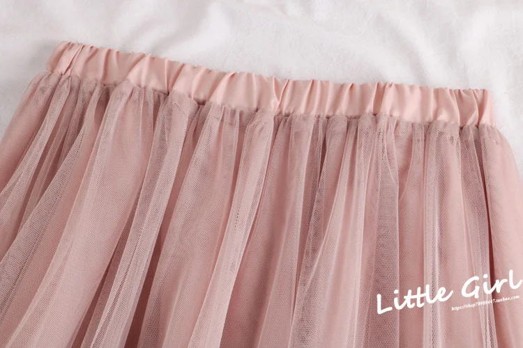Женские плиссированные юбки Новые летние с оборкой, с высокой посадкой длинные тюлевые юбки тонкие лоскутные сетчатые макси юбки для женщин Jupe Femme