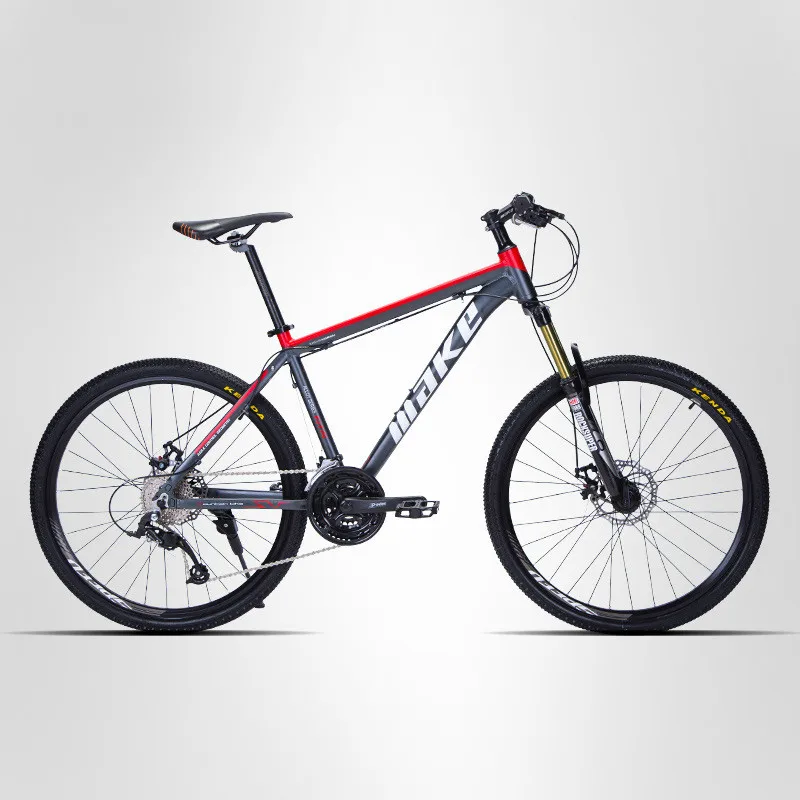 Discount 26x17 Inches Bicycles Aluminum Alloy 27/30 Speed Soft-tail Frame Non-folding Mountain Bike Bikes for Men and Women 1