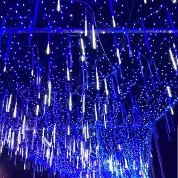 

30/50CM Meteor Tube LED Meteor Shower Rain Tubes Christmas Decorative Lights LED Beautiful Wedding Party Garden String Light