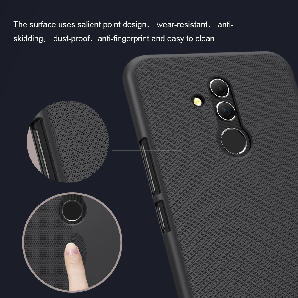 Чехол для Huawei Mate 20 Lite матовый чехол Nillkin жесткая задняя крышка бампер ПК