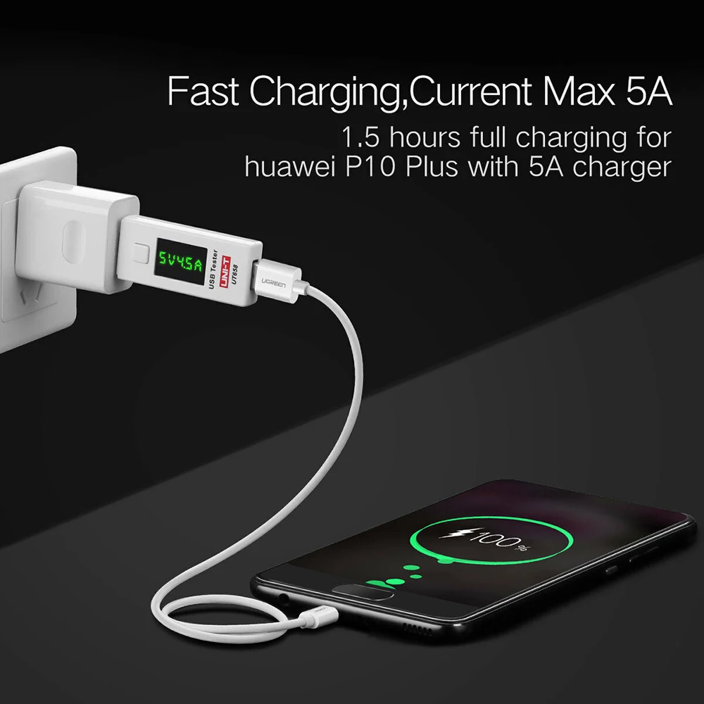 1 M/2 M سريع شحن USB C كابل 5A شاحن فائق كابل يو إس بي نوع C للهاتف المحمول