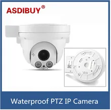 ASDIBUY HD 720P H.264 ONVIF P2P IP outdoor Dome Camera Night Vision Home Security Video Surveillance CCTV Camera 4X zoom