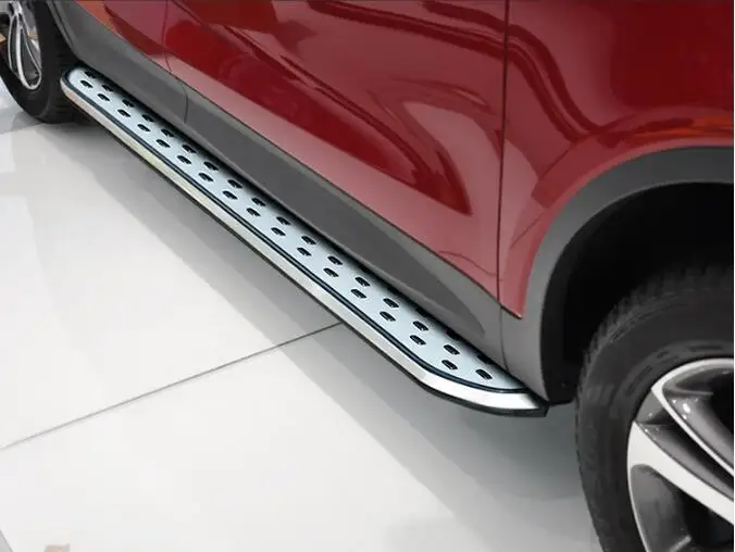 JINGHANG Aluminum Alloy + ABS Car Running Board Side Step Nerf Bar