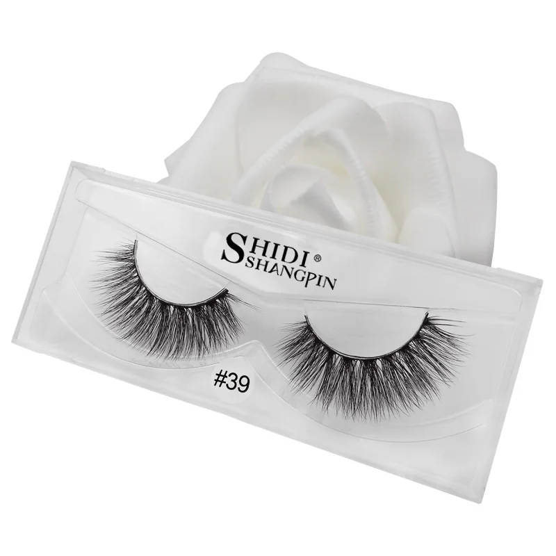 

New 3d mink lashes handmade eye lashes false eyelashes natural long lashes mink eyelashes extensions makeups maquiagem faux cils