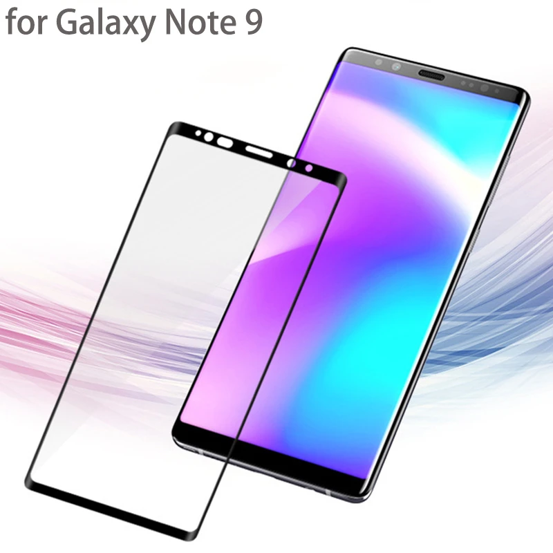 Para Samsung Galaxy Note 9 100% Genuino 3D Protector de Pantalla de Vidrio Templado Negro Para Samsung Galaxy Note 9 100% Genuino 3D Protector de Pantalla de Vidrio Templado Negro