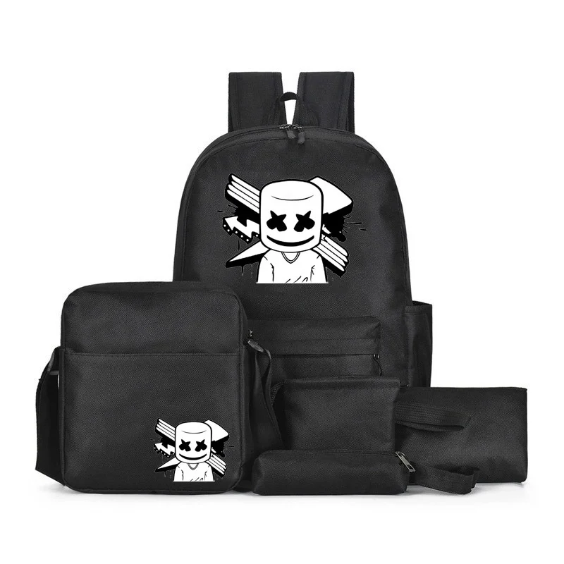 Модный Светящийся рюкзак mochila для студентов подростков 5 шт. с USB зарядкой