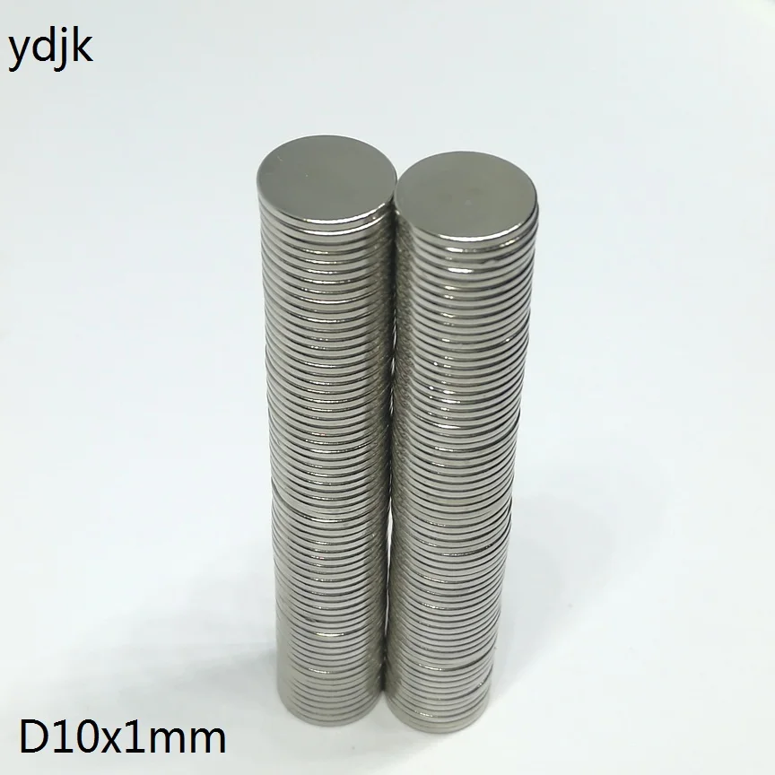 10 шт./лот неодимовый магнит 10*1 мм диск N35 Магнит 10x1 мм сильный неодимовый магнит 10 мм x 1 мм
