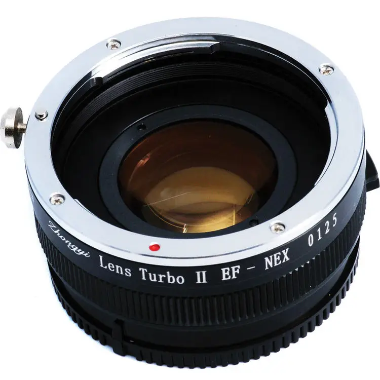 Zhongyi Объектив Turbo II фокусный редуктор скоростной усилитель адаптер для Canon EF Крепление объектива к sony E крепление для камеры NEX 7 A6000 A6300 A6500