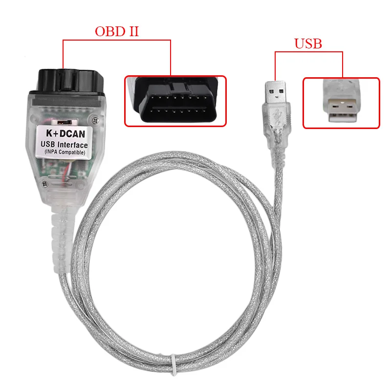 Автомобильные диагностические кабели для B MW INPA K can inpa k dcan USB OBD2 интерфейс с