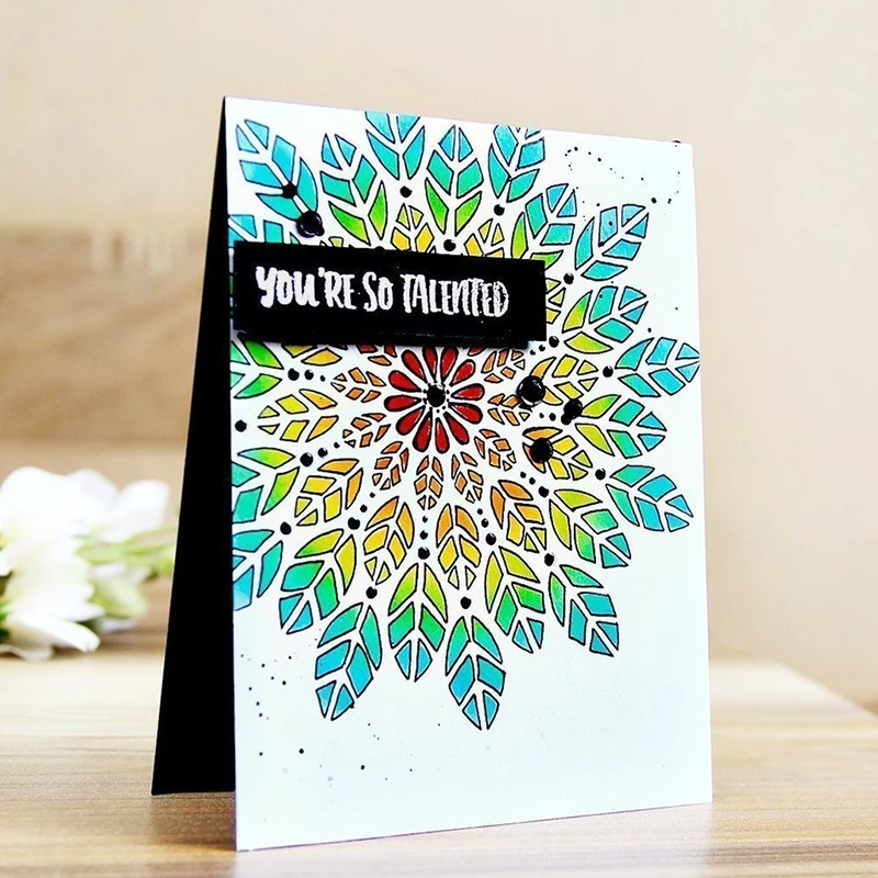 Leaf-Burst-Stencil-for-DIY-Scrapbooking-Decorative-Embossing-DIY-Paper-Cards-Crafts-Plastic-Templates-Drawing-Sheets