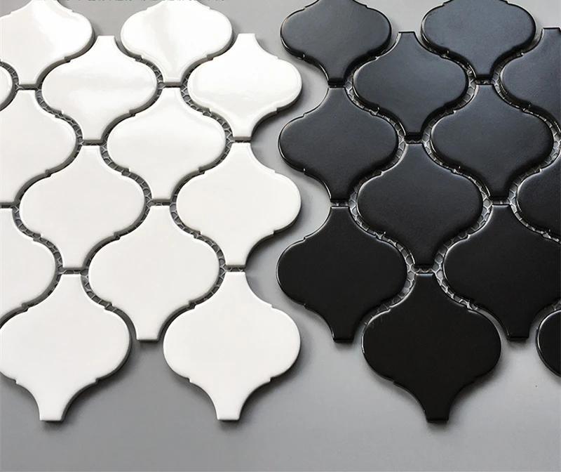 Современная матовая черная Wthie керамическая мозаичная плитка для ванной комнаты Душ кухня щиток бар стены пол домашний декор обои, MD-CL02