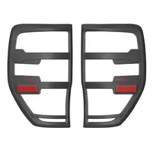 Для Аксессуары для FORD RANGER 2012-2019 T6 T7 T8 Wildtrak Raptor Фонарь крышки черный матовый Наружный сзади каркасы фонарей аксессуар