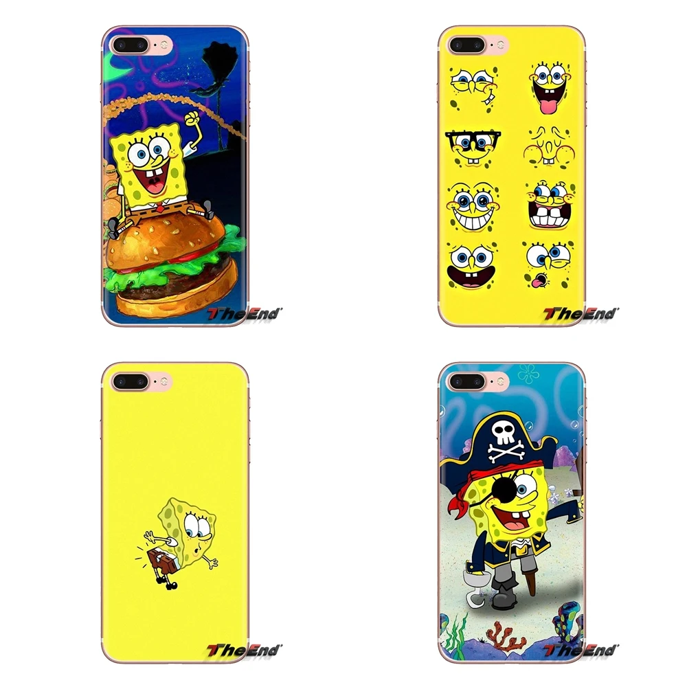 Soft Transparent Cases Covers SpongeBob And Patrick Star Game For Samsung Galaxy A3 A5 A7 A9 A8 A6 Plus 2018 2015 2016 2017 |