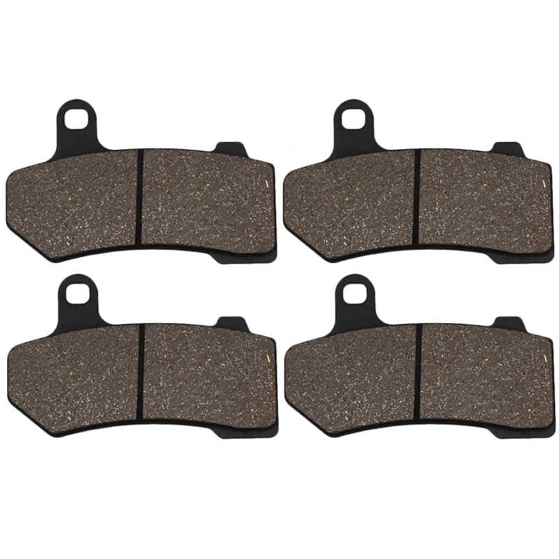 

Cyleto Motorcycle Front and Rear Brake Pads for HARLEY DAVIDSON FLHR Road King 2008-2012 FLHRC Road King Classic 2008-2015