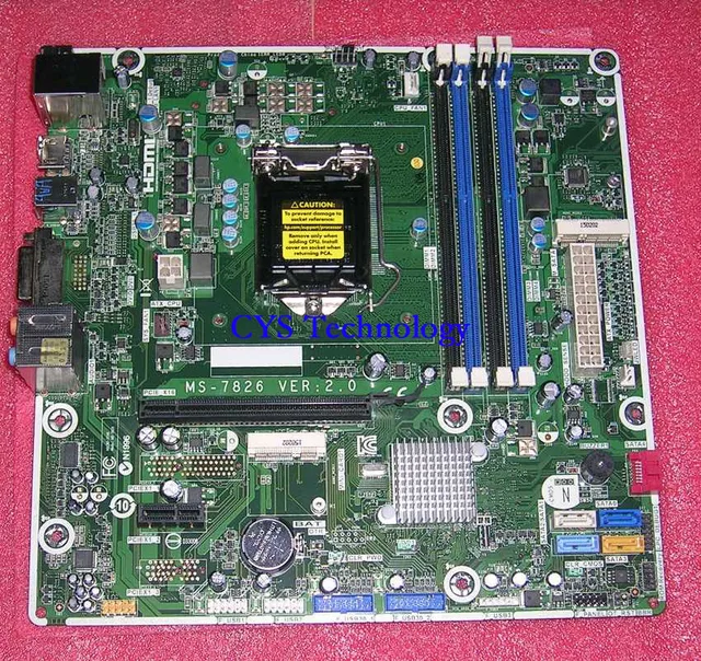 Бесплатная доставка по оригинальной Kaili2 MS 7826 VER 2.0 материнская