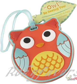 

FREE SHIPPING 50pcs Owl Be Seeing You Luggage Tag Party Favors Owl Luggage Tag Baby Shower Party Decoration