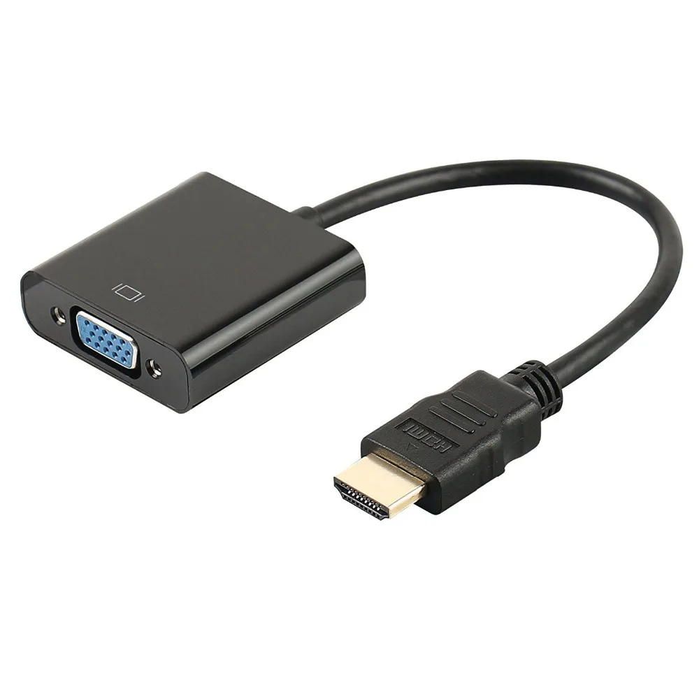 VGA Женский к HDMI Мужской аудио конвертер адаптер сплиттер спикер AUX кабель оптико