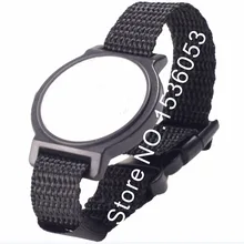 125 кГц T5577 RFID Нейлон Напульсники, водонепроницаемый нейлон перезаписываемый браслет для управления доступом, 100 шт./лот