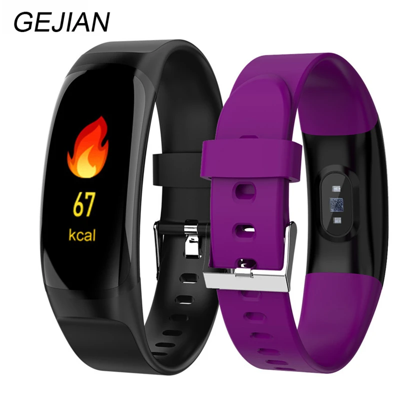 

GEJIAN Heart Rate Monitor Smart Watch Sport Blood Pressure Pedometer Runs IPS Touch Waterproof Fitness Smart Watch Men Women