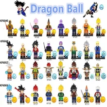 Строительные блоки кирпичи Dragon Ball Z серии Фигурки Сон Гоку Вегета Recoom радиц криллин модель экшн для детей подарок игрушки