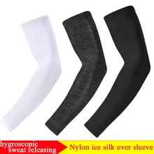 1 пара, дышащая ткань, защита от ультрафиолетового излучения, рукава для бега, фитнеса, баскетбола, налокотника, спорта, велоспорта, на открытом воздухе, гетры для рук