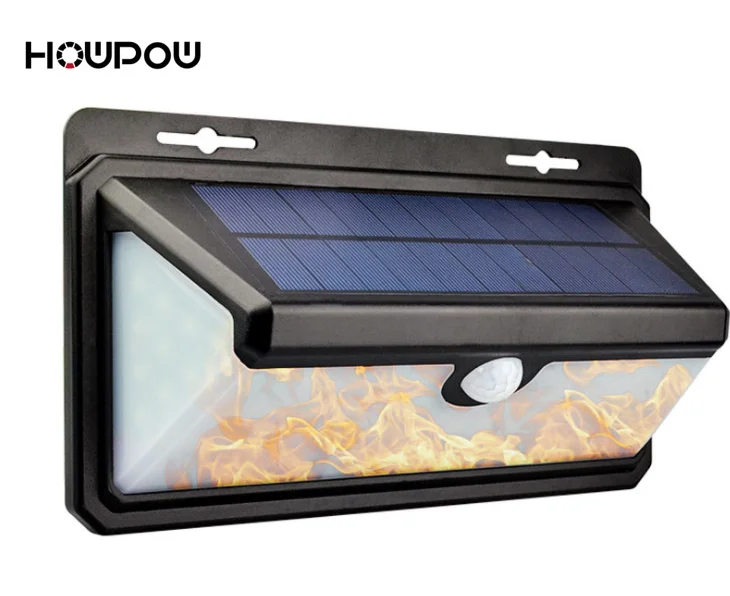 

Howpow New Flame 166 LED Solar Lamp PIR Motion Sensor Outdoor Solar Powered LED Garden Light Waterproof Emergency Wall Light