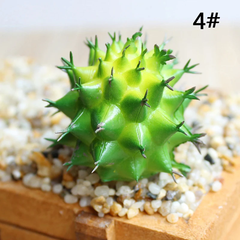 

Artificial Succulents Plant Garden Miniature Fake Cactus DIY Home Floral Decor
