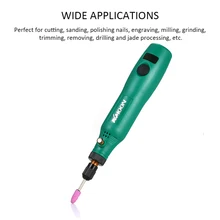 KKmoon 18 в 1,2 Вт Мини электрическая шлифовальная машина набор беспроводной шлифовальный станок резьба гравировка ручка обрезка Полировка микро сверлильный инструмент