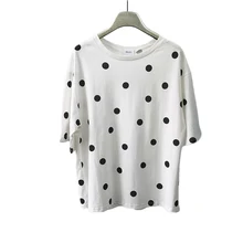 Kpop футболка Harajuku футболка большого размера Feminina повседневное корейской моды Костюмы горошек футболка женская tumblr Графический футболки для девочек T0023E