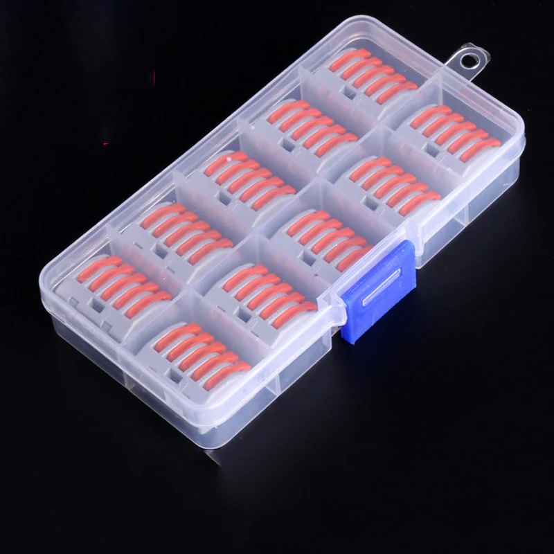 

10Pcs Quick coupling PCT-215 universal compact wiring 5 Pin connector conductor terminal block with lever wire connectors
