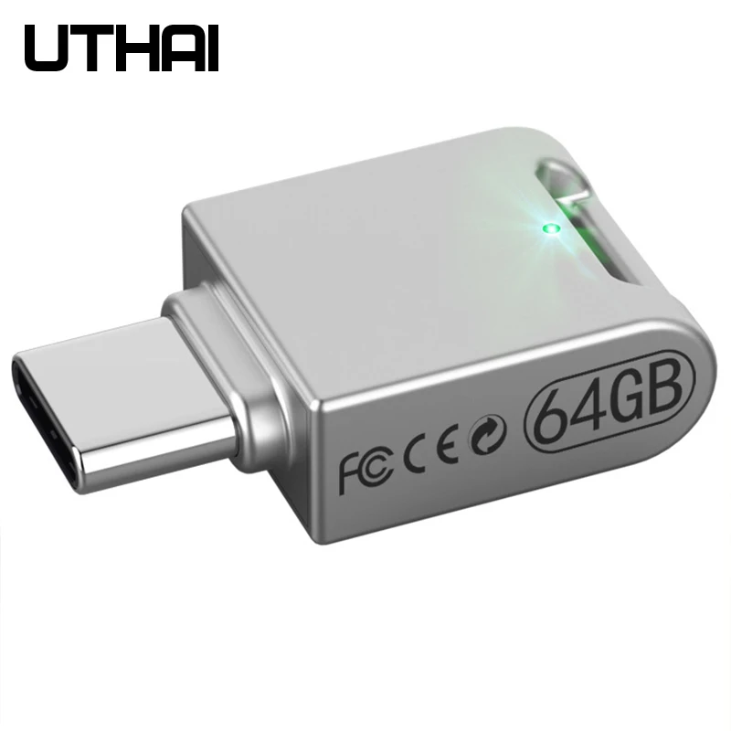 UTHAI C12 тип c OTG USB3.0 флеш накопитель USB C смартфон память Мини Usb Флешка 32 Гб 64 г|USB
